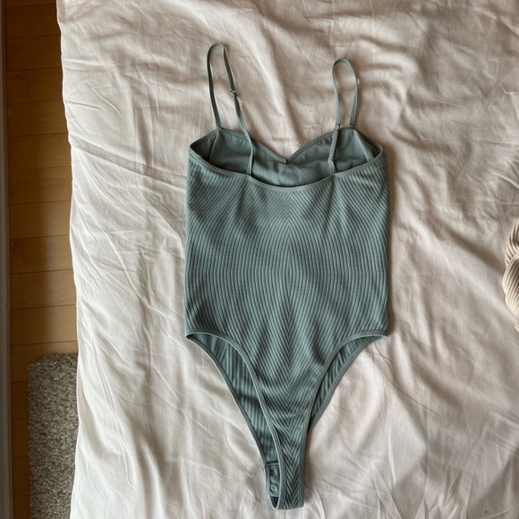 Dynamite - Light Blue Tank Top Bodysuit - Size Medium - Picture 6 of 8